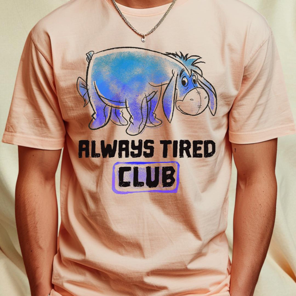 Disney Winnie The Pooh Eeyore Always Tired Club Premium T-Shirt 356_T-Shirt_File PNG.jpg