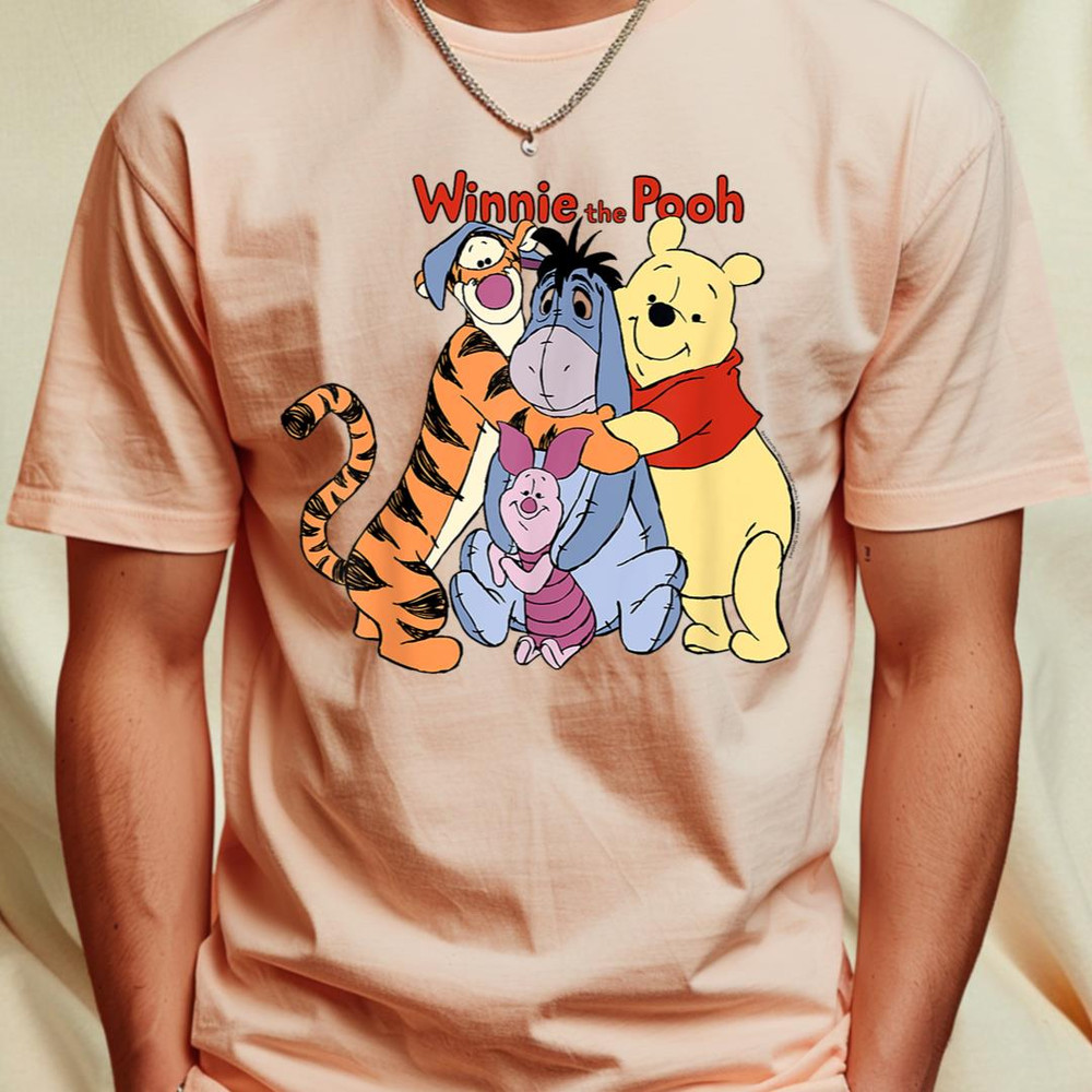 Disney Winnie The Pooh Group Shot Hug T-Shirt 8_T-Shirt_File PNG.jpg