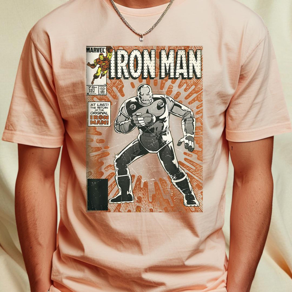 Marvel Avengers Iron Man Original Old School Comic Cover T-Shirt 30_T-Shirt_File PNG.jpg