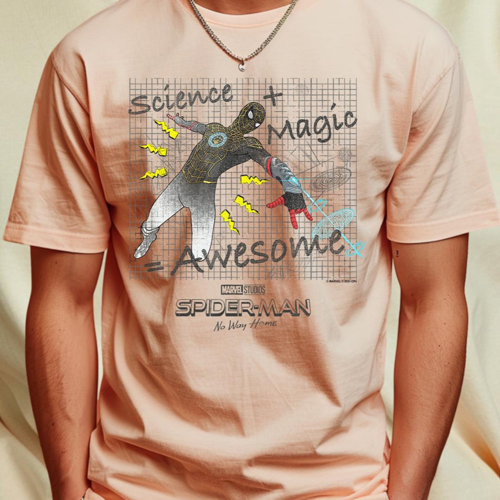 Marvel Spider-Man No Way Home Spider-Man Science Sketch T-Shirt 131_T-Shirt_File PNG.jpg