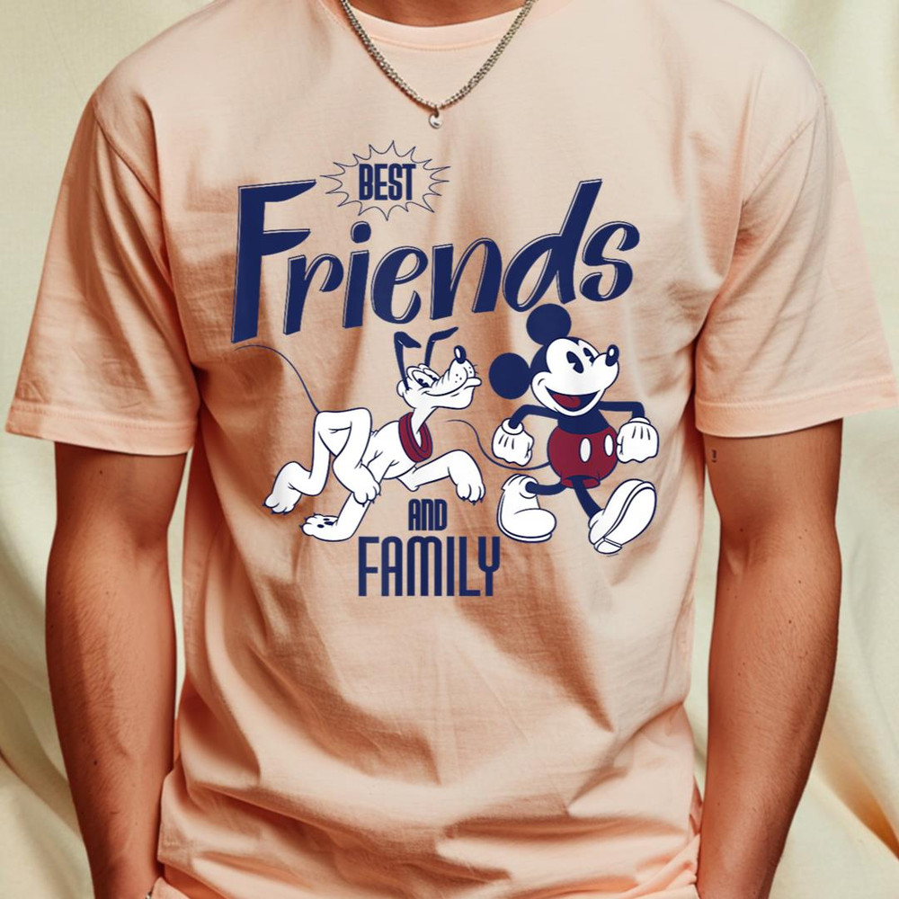 Disney Mickey Mouse and Pluto Best Friends Retro Vintage T-Shirt 20_T-Shirt_File PNG.jpg