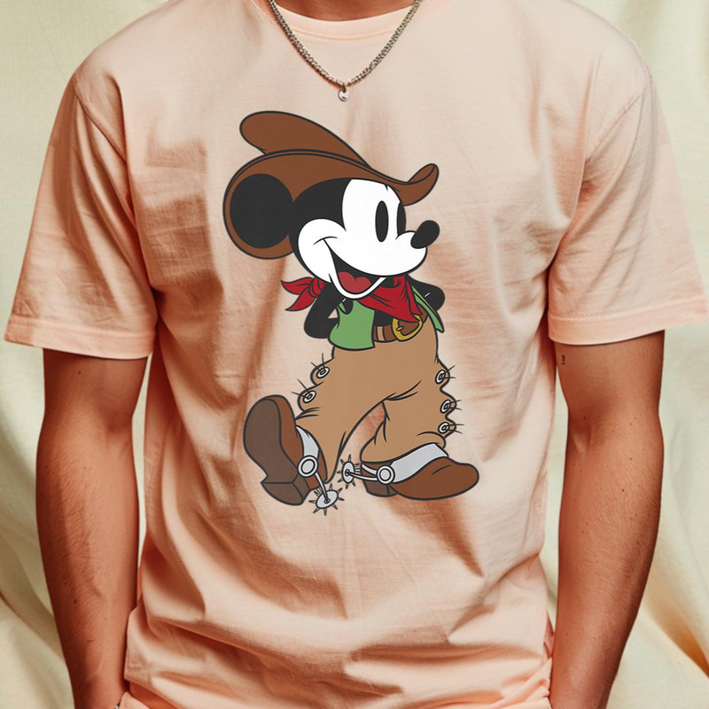 Disney Mickey Mouse Cowboy Outfit Premium T-Shirt 340_T-Shirt_File PNG.jpg