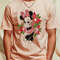 Disney Minnie Mouse Holiday Floral Christmas Portrait T-Shirt 219_T-Shirt_File PNG.jpg