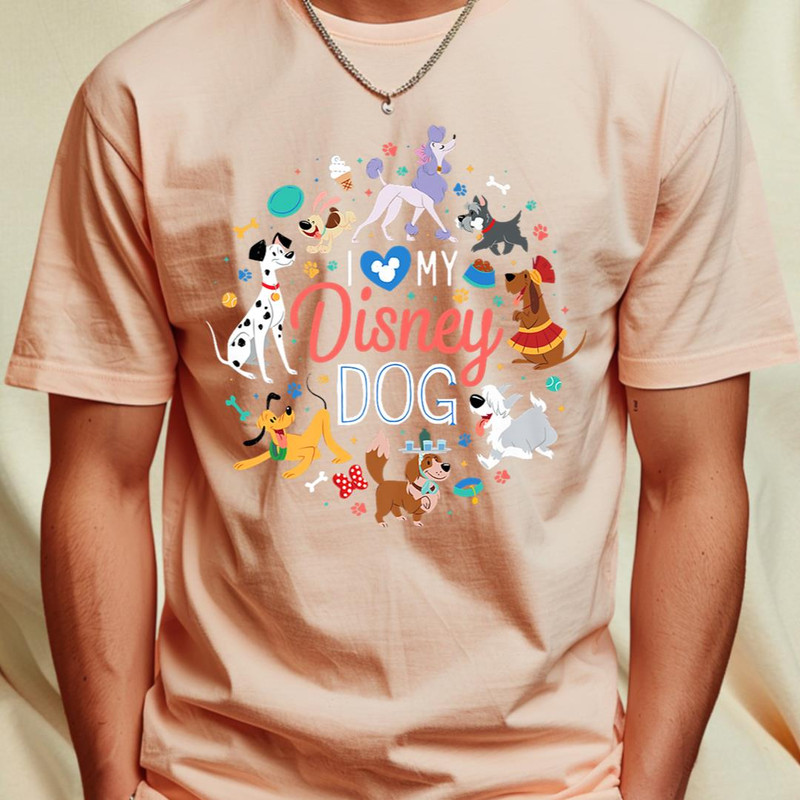 Disney Pets Group I Love My Disney Dog Premium T-Shirt 426_T-Shirt_File PNG.jpg