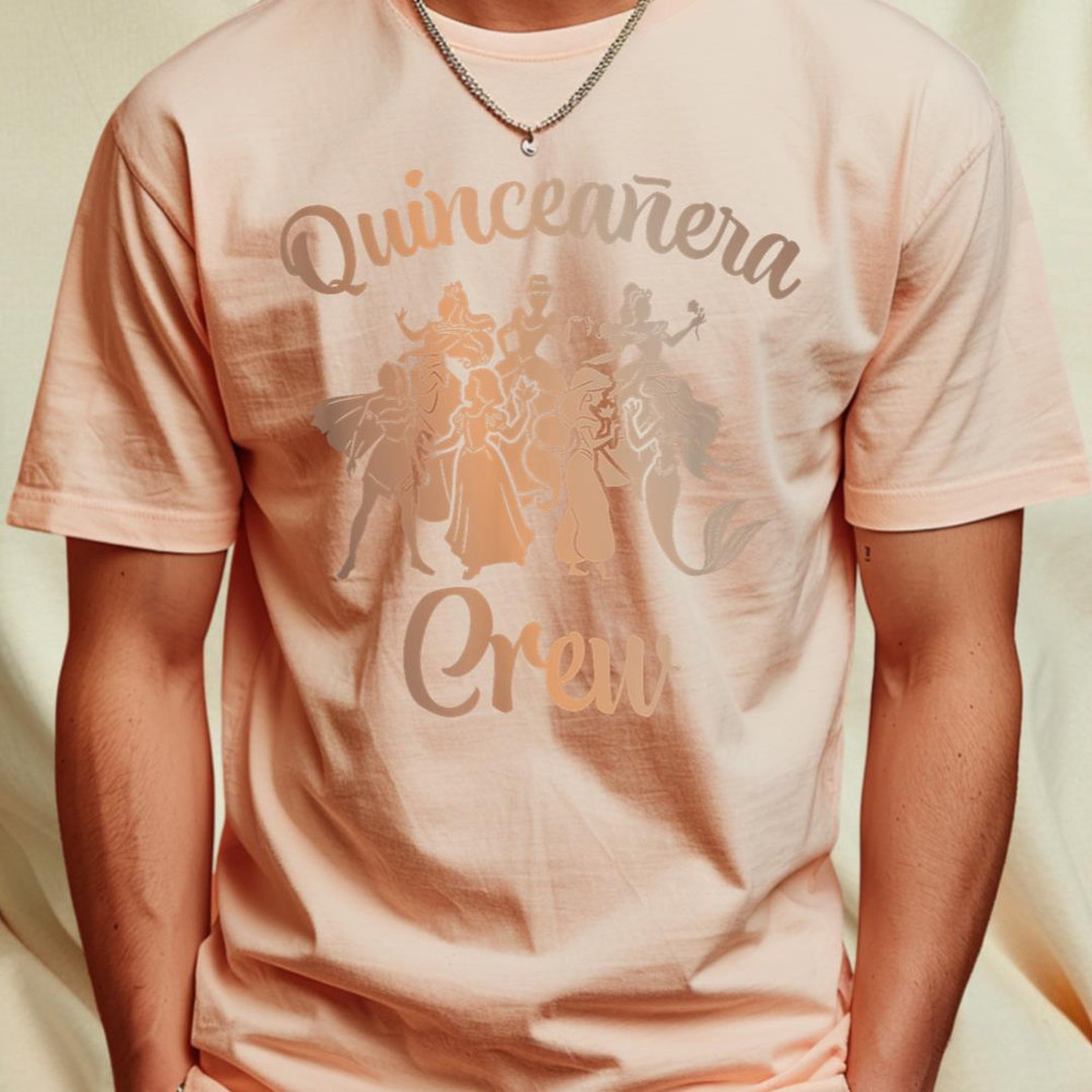 Disney Princess Birthday Quinceañera Crew Sparkle Group T-Shirt 309_T-Shirt_File PNG.jpg