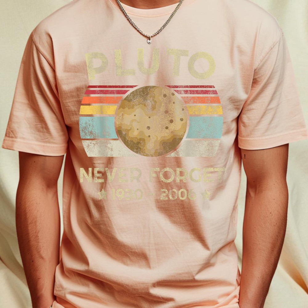 Pluto Never Forget Retro Funny Vintage Space Astronomy Gift T-Shirt 373_T-Shirt_File PNG.jpg