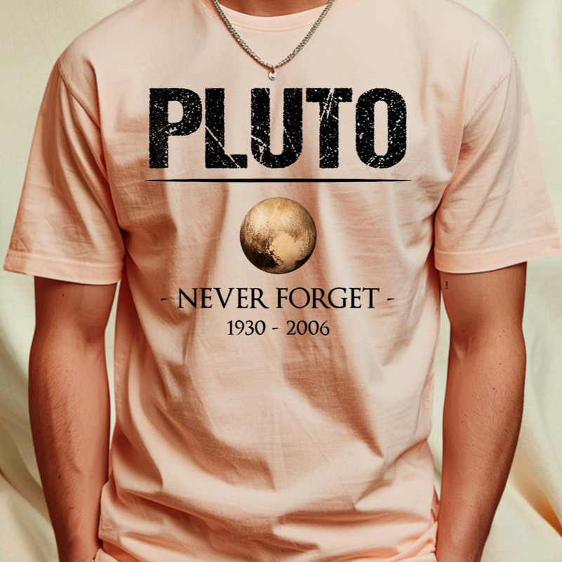 Pluto Never Forget Shirt Astronomy Science Planet Astro T-Shirt 395_T-Shirt_File PNG.jpg