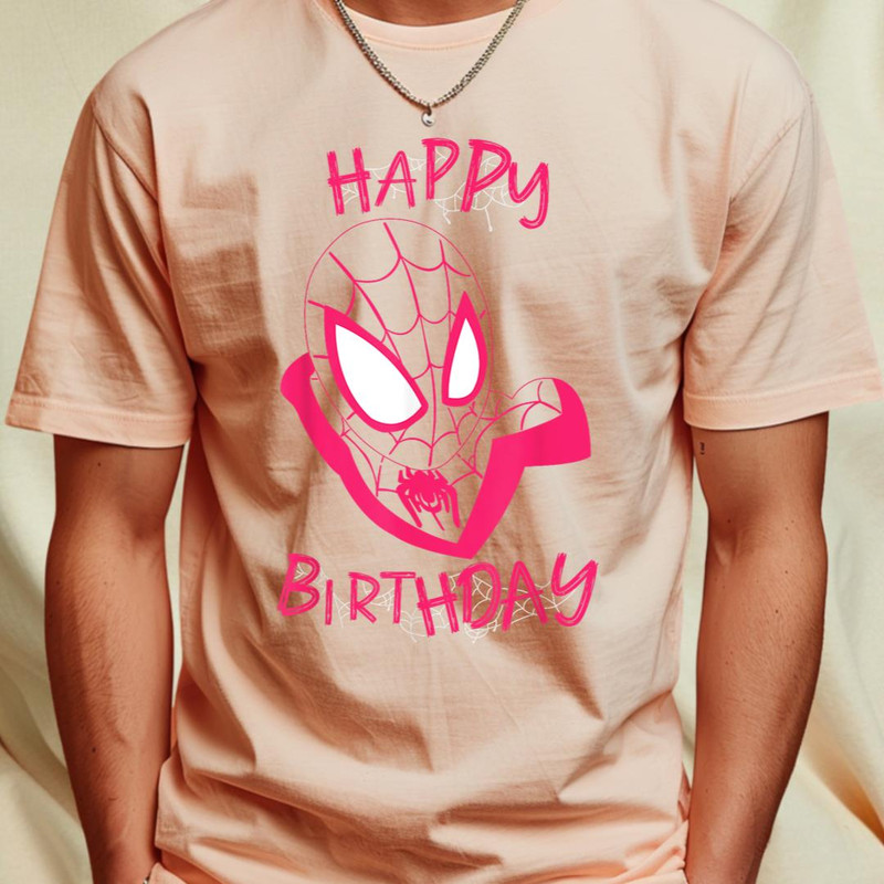 Marvel Spider-Man Miles Morales Happy Birthday T-Shirt 267_T-Shirt_File PNG.jpg