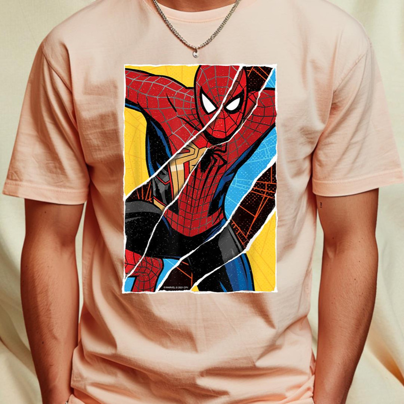 Marvel Spider-Man No Way Home Spider-Men Comic Collage T-Shirt 177_T-Shirt_File PNG.jpg