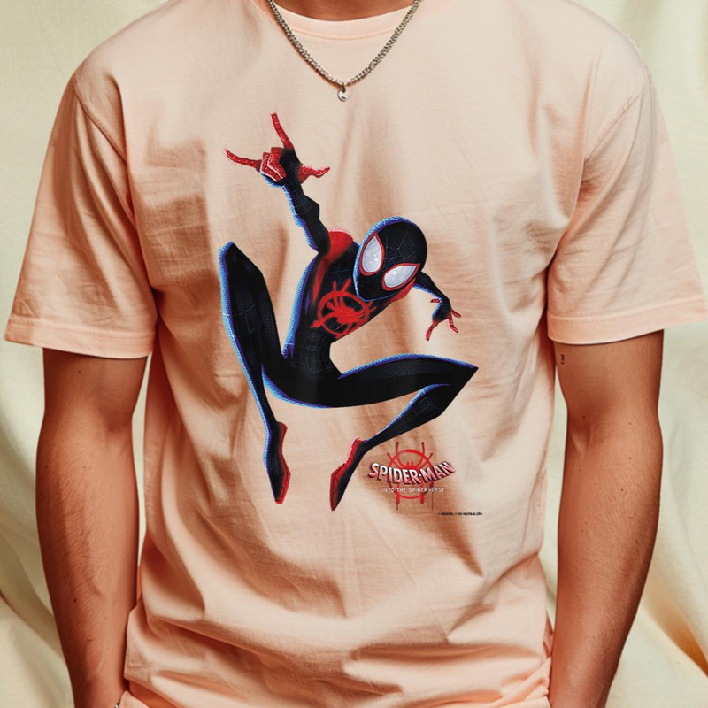 Marvel Spider-Man Spiderverse Miles Morales Graphic T-Shirt T-Shirt 66_T-Shirt_File PNG.jpg