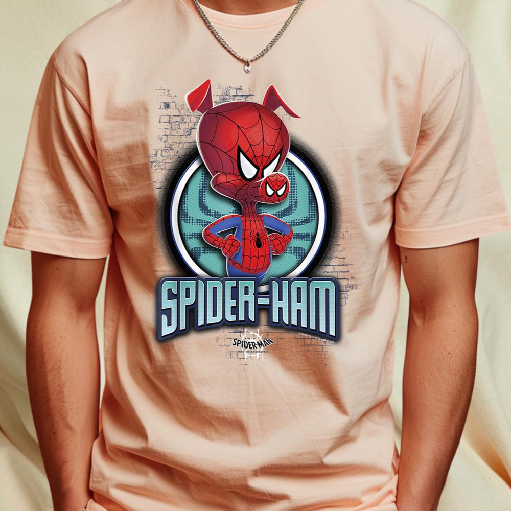 Marvel Spider-Man Spiderverse Spider-Ham Pose T-Shirt 186_T-Shirt_File PNG.jpg