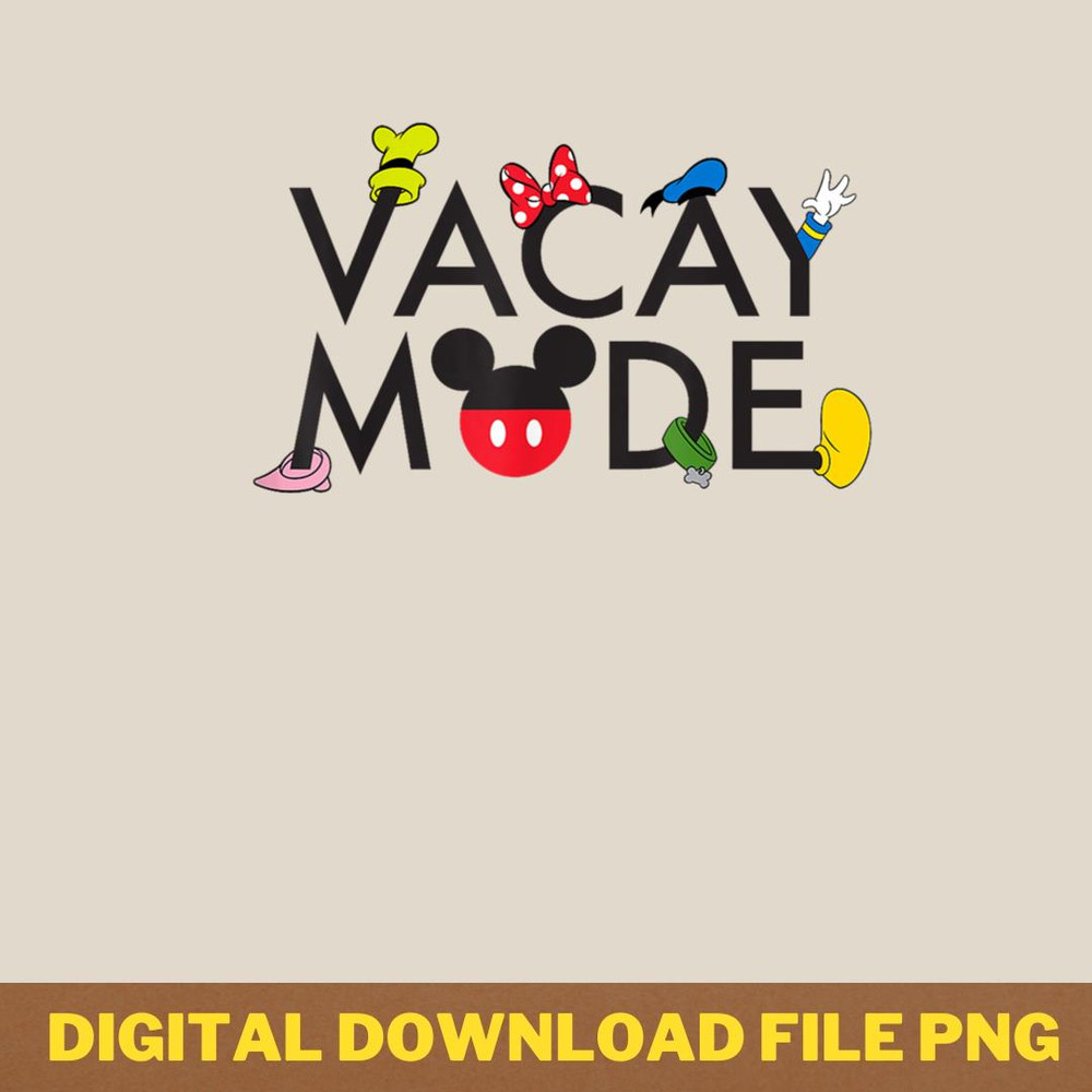 Disney Characters Vacay Mode TShirt.png PNG, Disney Pluto PNG, Disney Pluto Digital Png Files_T-Shirt_File PNG.jpg