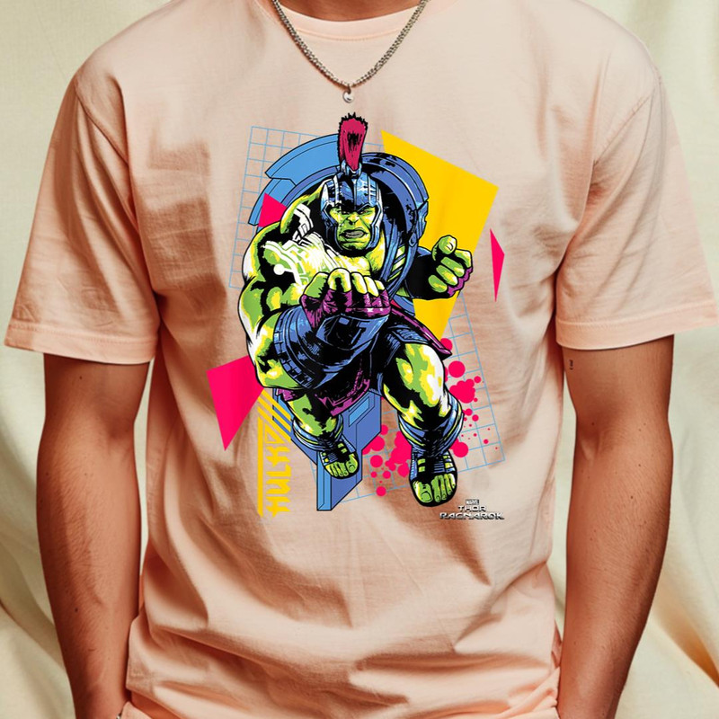 Marvel Thor Ragnarok Hulk Retro Geometric Color Pop T-Shirt T-Shirt 224_T-Shirt_File PNG.jpg