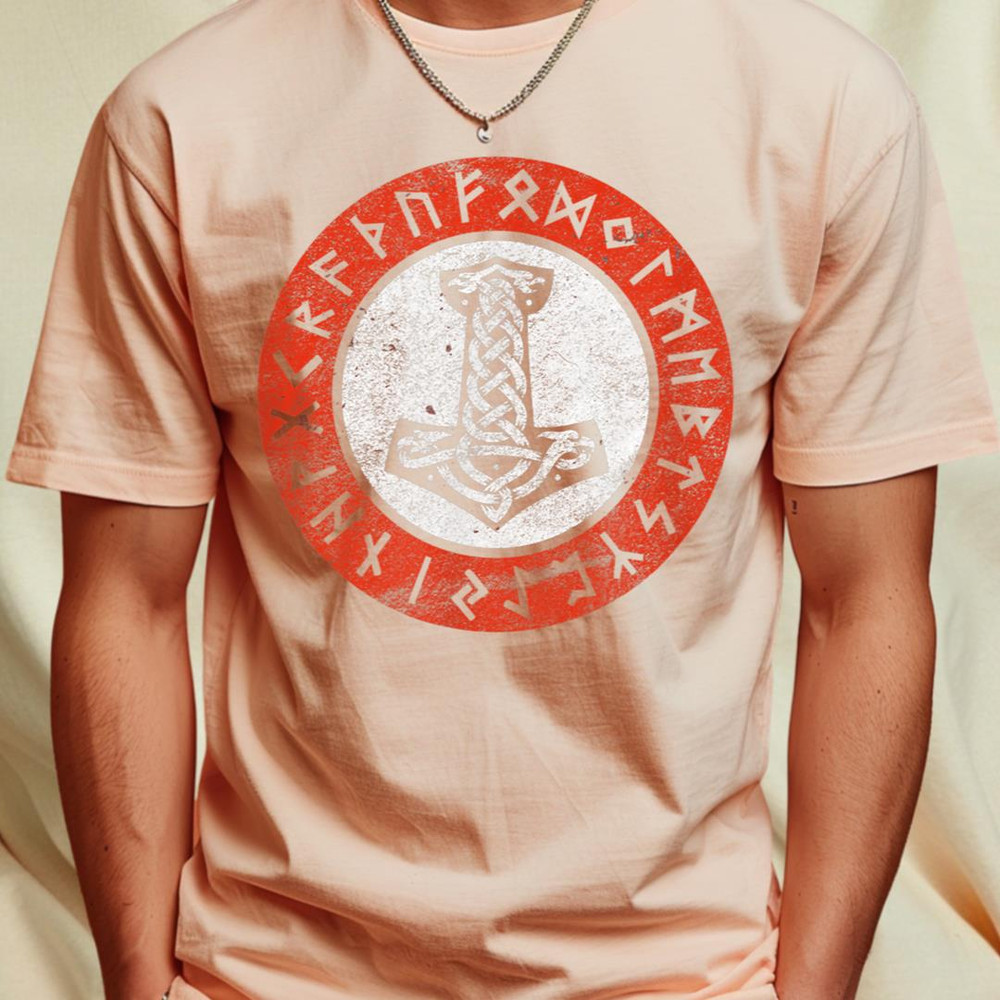 Mjolnir Thor's Hammer - Wotan Odin Norse Mythology T-Shirt 292_T-Shirt_File PNG.jpg