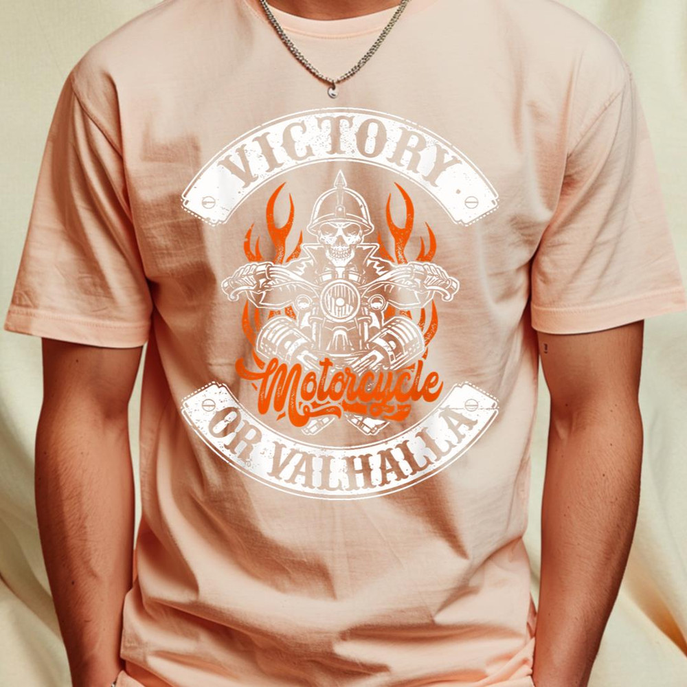 Motorcycle Norse Viking Victory Or Valhalla Men Dad T-Shirt 363_T-Shirt_File PNG.jpg
