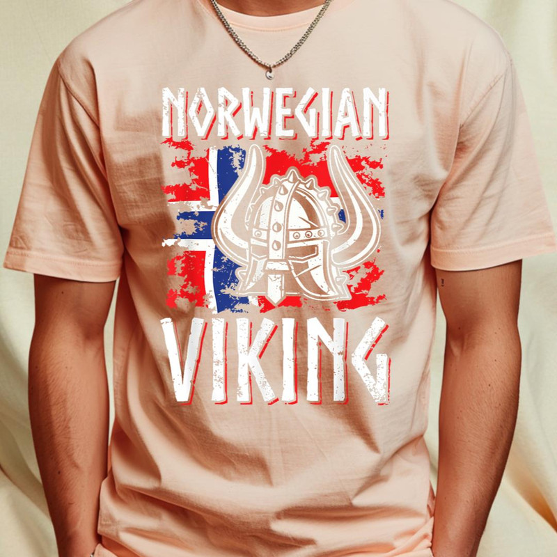 Norway Viking Norsemen Norwegian Flag T-Shirt 424_T-Shirt_File PNG.jpg