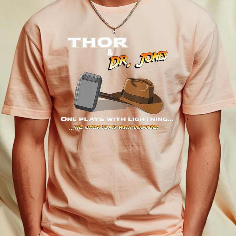 Thor & Dr Jones great songs geek sitcom hilarious lightning T-Shirt 196_T-Shirt_File PNG.jpg