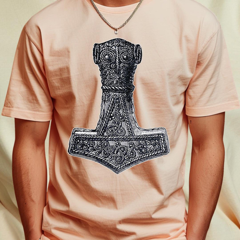 Thors Hammer Original Viking Celtic Norse Nordic Symbol Premium T-Shirt 342_T-Shirt_File PNG.jpg