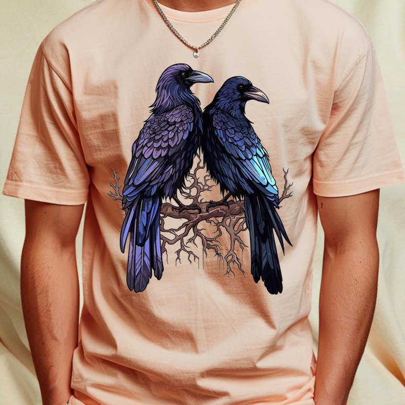 Viking Warrior Ravens Norse Mythology T-Shirt 405_T-Shirt_File PNG.jpg