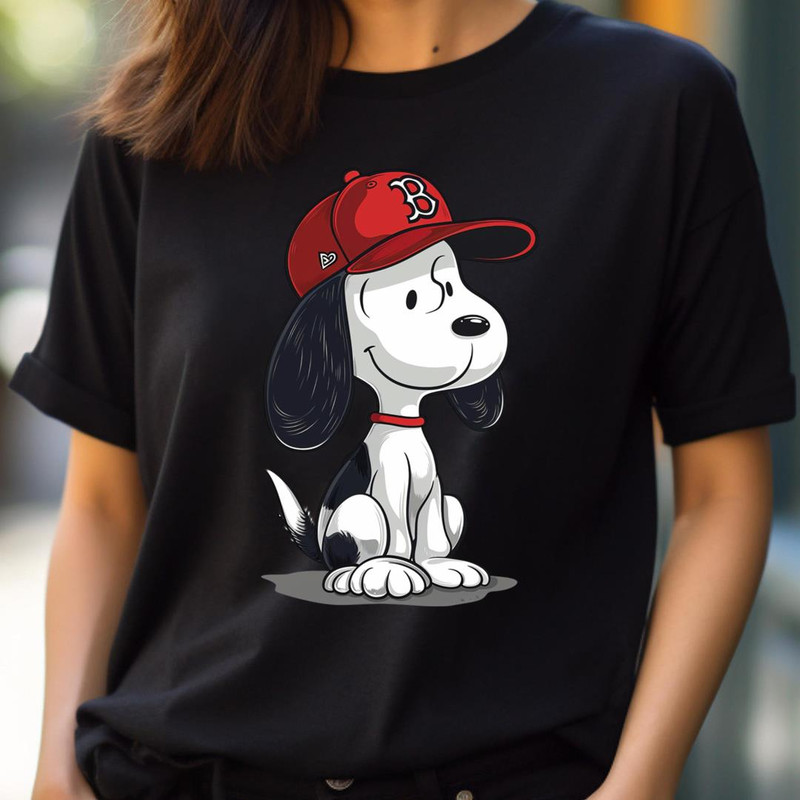 Red Barons Snatch Boston Logo PNG, Snoopy Vs Boston Red Sox logo PNG, Snoopy Digital Png Files.jpg