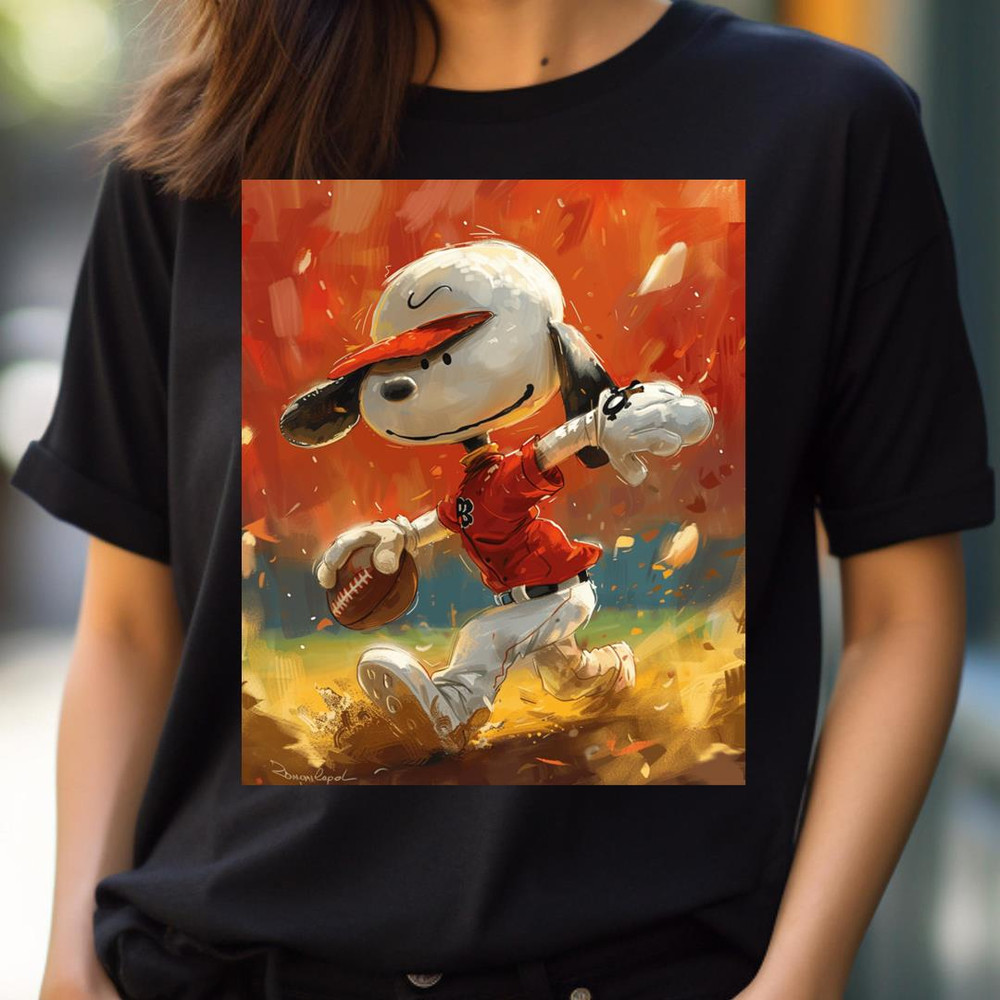 Snoopy'S Sgambit Knowing Red Sox PNG, Snoopy Vs Boston Red Sox logo PNG, Snoopy Digital Png Files.jpg