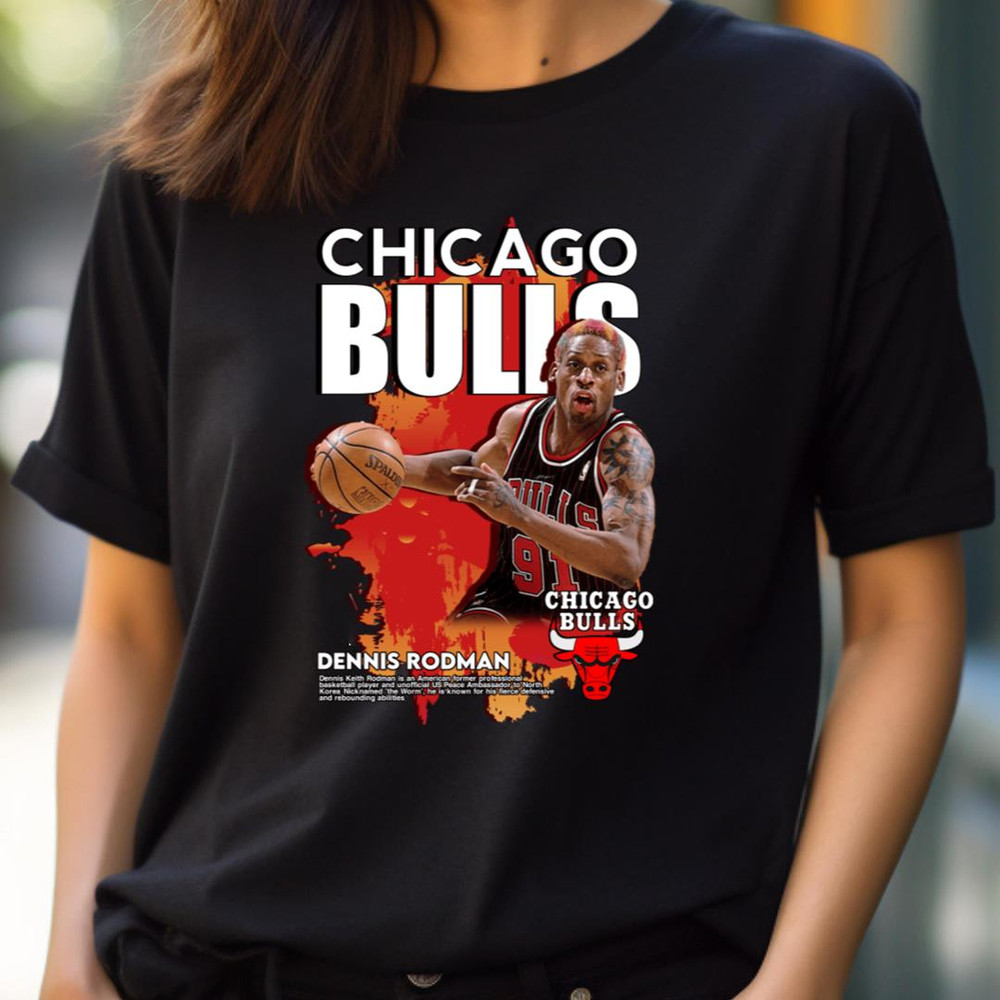 Dennis Rodman Graphic - Dennis Rodman Fashion PNG, basketball players PNG.jpg