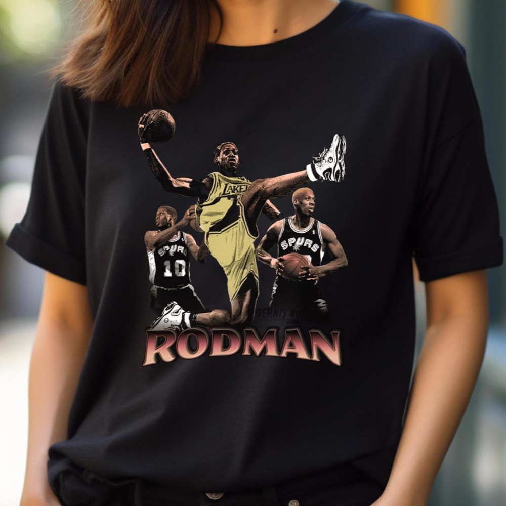 Dennis Rodman Haftone Style - Dennis Rodman Quotes PNG, basketball players PNG.jpg