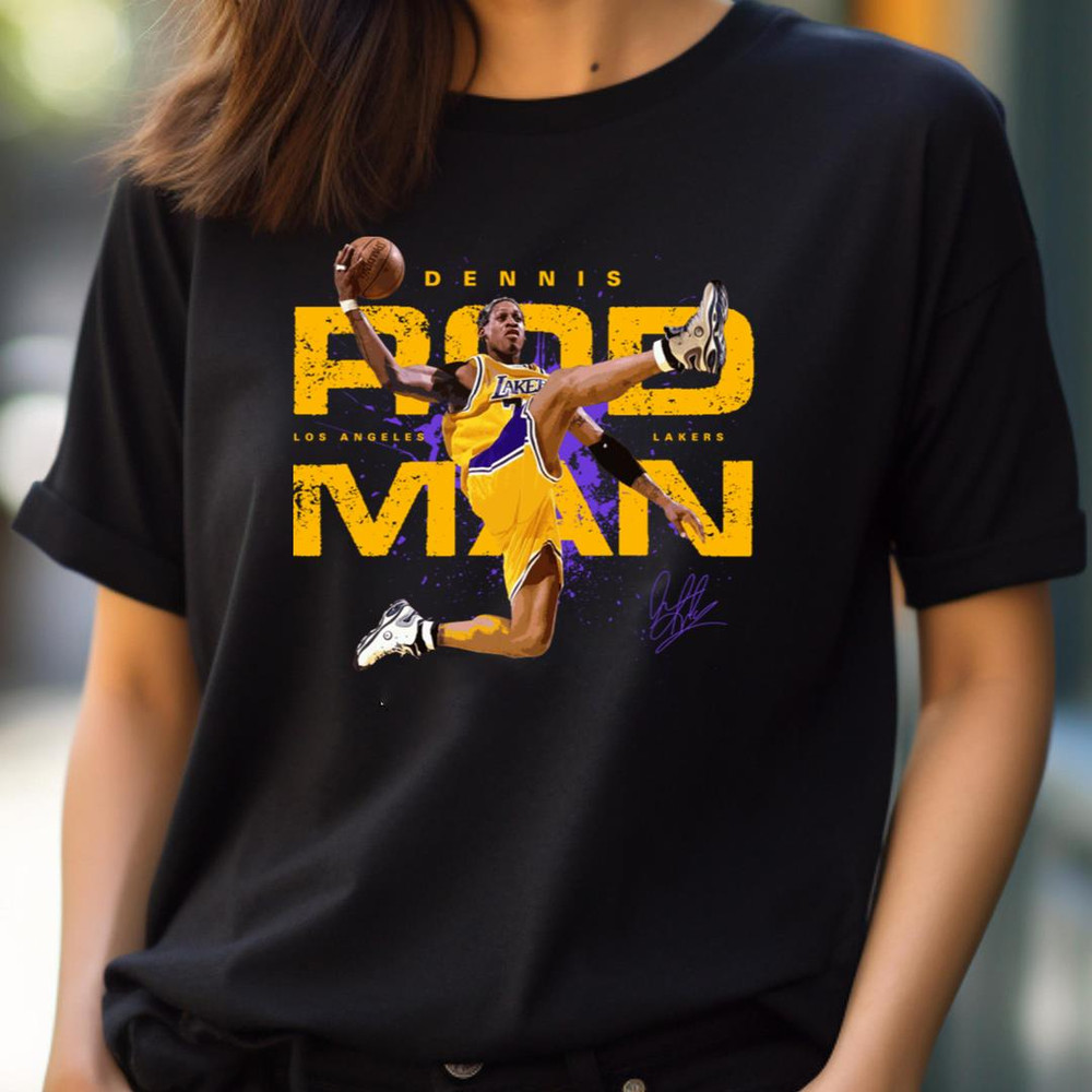 Dennis Rodman Lakers - Dennis Rodman Defense PNG, basketball players PNG.jpg