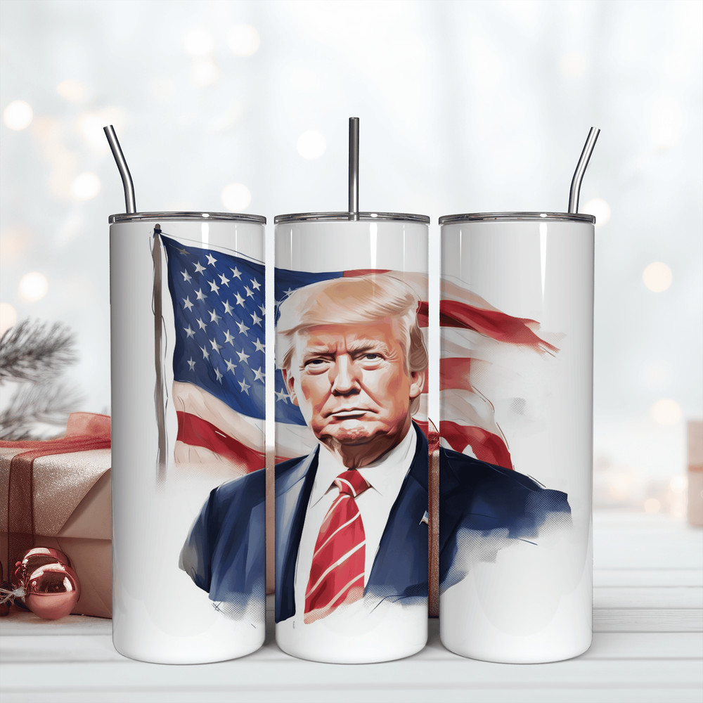Donald Trump Sublimation PNG, 20oz Tumbler, Digital Download.png