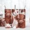 Heart Highland Cow 20Oz Skinny Tumbler Png.png