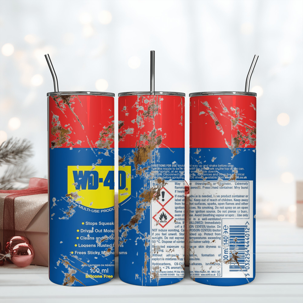 Skinny WD-4D Tumbler, 20Oz Tumbler Wrap, Digital Download PNG, Motor Oil Wrap Design.png