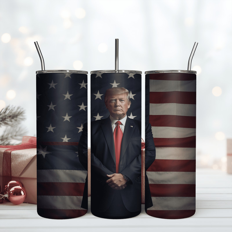 Trump 2024 Smoke Effect 20Oz Tumbler Wrap Png Sublimation.png