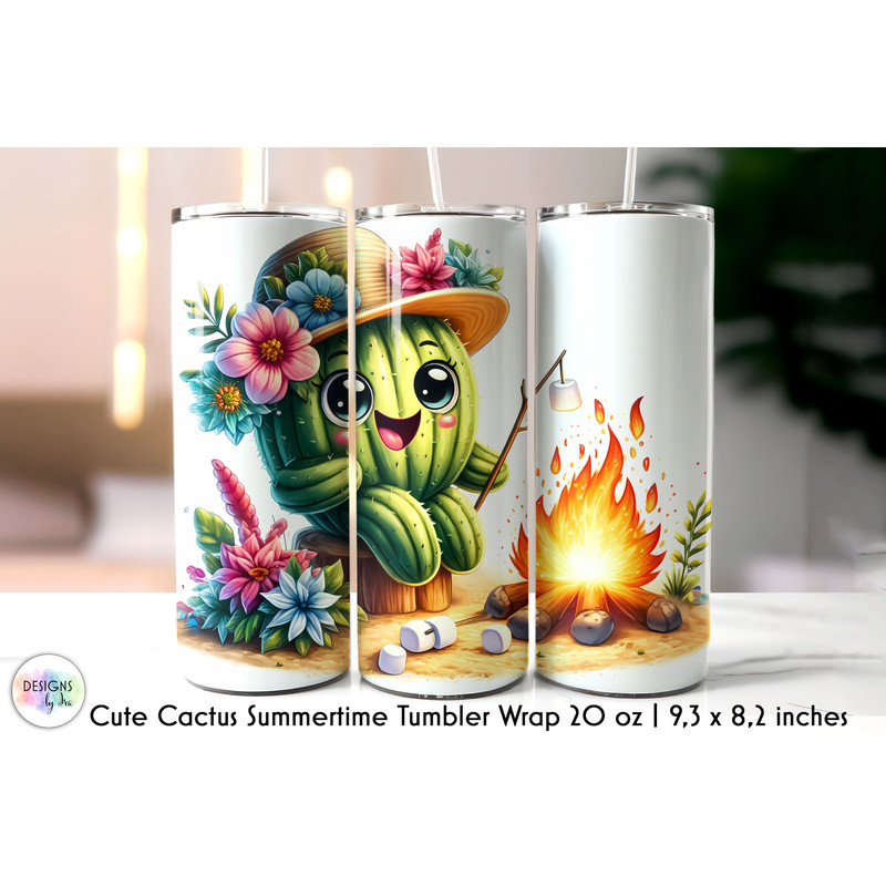 ummer Camping Cactus Tumbler Wrap.jpg