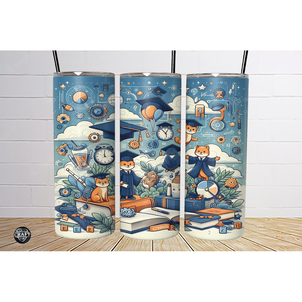 Graduation Tumbler Wrap Bundle 20oz PNG.png