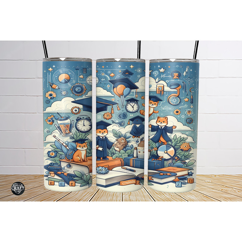 Graduation Tumbler Wrap Bundle 20oz PNG.png