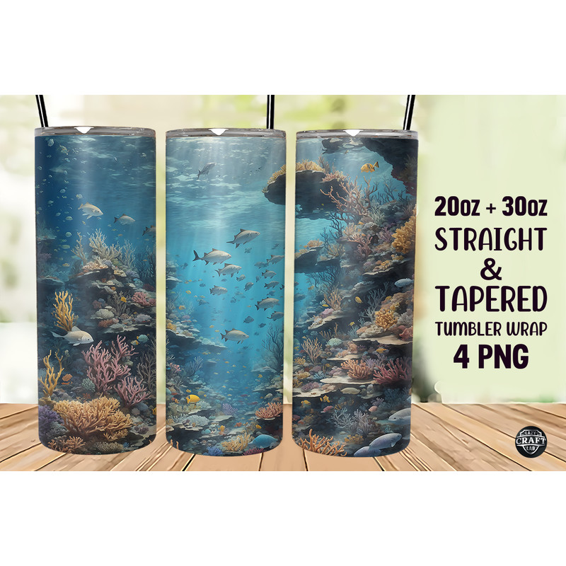 Under the Sea Tumbler Wrap 20oz Skinny.png