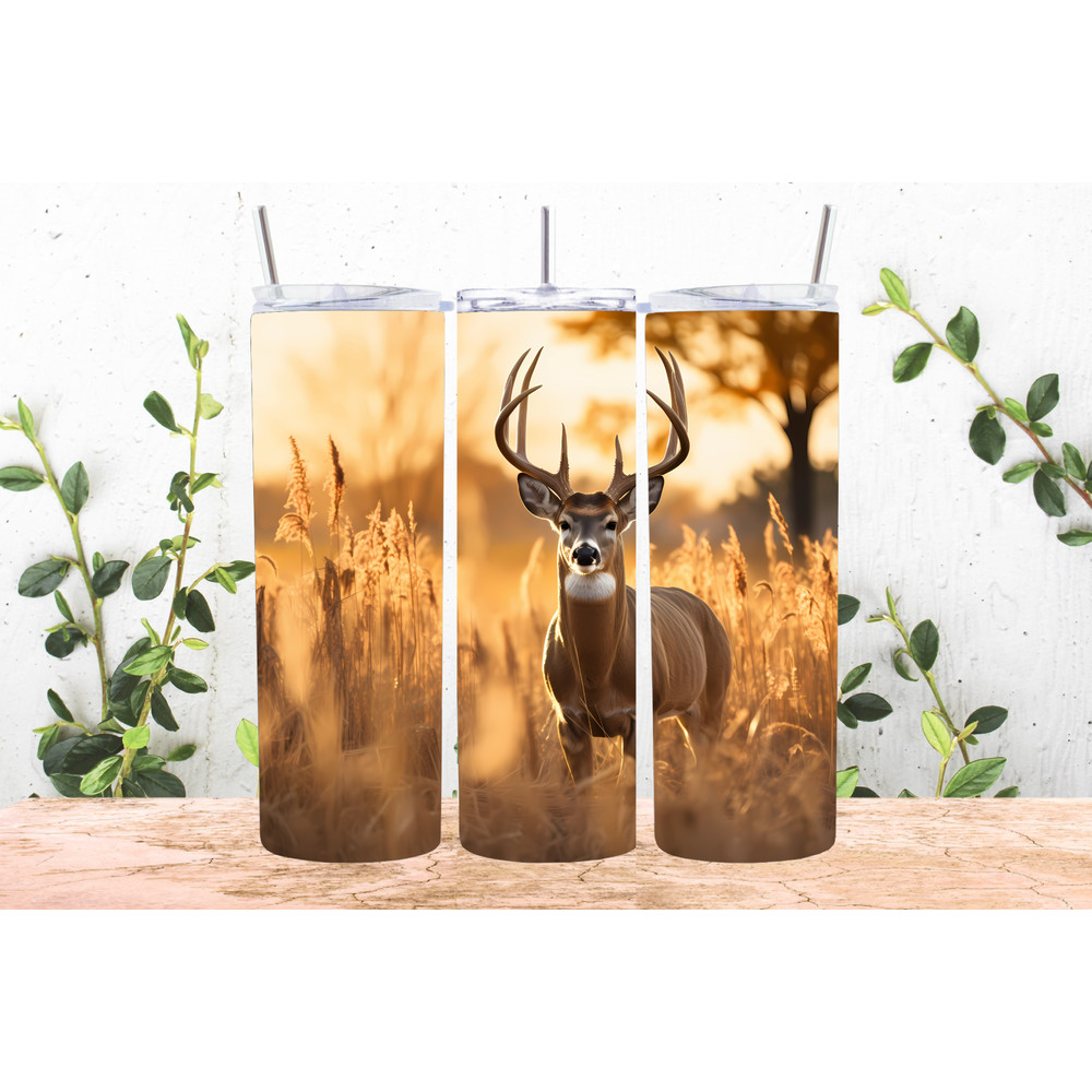 White-Tailed Buck Deer Tumbler Wrap.png