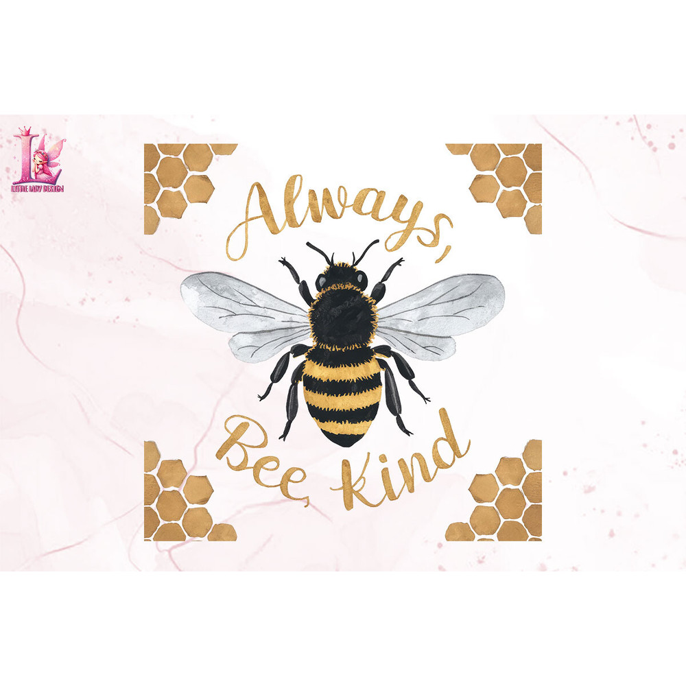Always Bee Kind Clipart PNG Graphics.jpeg