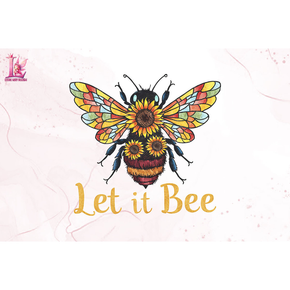 Let It Bee Clipart PNG Graphics.jpeg