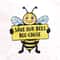 Save Our Bees BeeCause Clipart PNG.jpeg