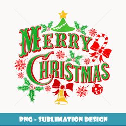 Merry Christmas Holidays Xmas Season Boys Girls - Stylish Sublimation Digital Download