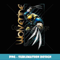 Marvel Wolverine Classic Essentials Graphic Mutant Panel - Trendy Sublimation Digital Download