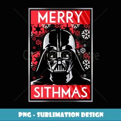 Star Wars Christmas Darth Vader Boxed Merry Sithmas - Creative Sublimation PNG Download