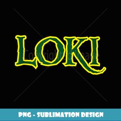 Marvel Loki Retro Logo - Decorative Sublimation PNG File
