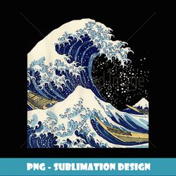 The Great Wave off Kanagawa by Hokusai T - Premium Sublimation Digital Download