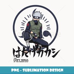 Naruto Shippuden Kakashi Character Kanji - High-Quality PNG Sublimation Download