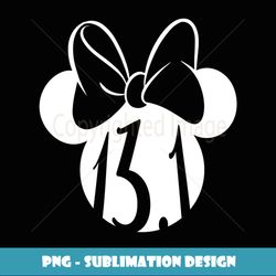 Disney Mickey And Friends Minnie Mouse Half Marathon 13.1 - PNG Transparent Digital Download File for Sublimation