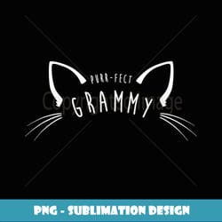 purr-fect grammy , funny cute cat lover gift - stylish sublimation digital download