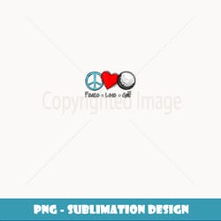peace love golf saying for golfer - png transparent sublimation file