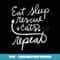 Womens Eat Sleep Rescue cats repeat I love to rescue - Premium Sublimation Digital Download